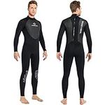 Wetsuit Women Men 3mm Neoprene Full Body Diving Suits Back Zip Long Sleeve Wetsuit for Diving Snorkeling Surfing Swimming