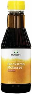 Swanson Certified Organic Blackstrap Molasses 16 fl Ounce (473 ml) Liquid