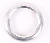 Car Keyhole Cover, Ignition Starter Trim Cover Decoration, Keyhole Trim Ring Cover Compatible with Hummer H2 2003-2007 (Sliver)