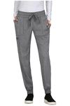 KOI Basics Womens Jogger Scrub Pants- 761 Quinn Jogger, Heather Grey, Large Tall