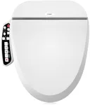 Combier CMA102 Bidet Toilet Seat, Elongated Smart Unlimited Warm Water, Vortex Wash, Electronic Heated, Warm Air Dryer, Rear and Front Wash(Elongated)