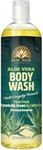 Real Aloe Body Wash With Aloe Vera Essential Oil, 16 Oz