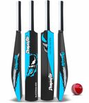 Jaspo Dominator Venom Edition 34" Inches Plastic Cricket Bat+Ball Octopus Grip|Best for Practicing-Recommended to Play with Soft Rubber, Tennis/Wind Ball.