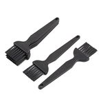 Sourcingmap Plastic Flat Handle Anti Static ESD PCB Circuit Board Cleaning Brush 5pcs Black