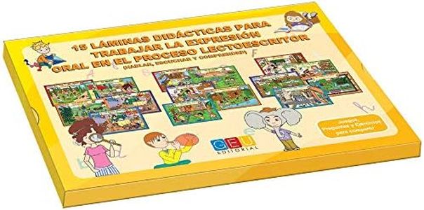 15 láminas didáticas para trabajar la expresión oral en el proceso lectoescritor