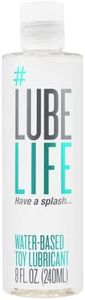 #Lubelife Water Based Toy Lubricant, Natural Hypoallergenic Toy-Safe lube, 8 Fl Oz (Non-Staining and Compatible with Most Toy Materials)