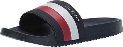 Tommy Hilfiger Men's Rozi Slide Sandal, Navy, 12