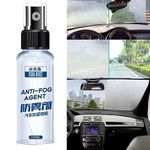 VISUAL ARREST Anti Fogging Agent Fog Spray Film for Car Windshield Glass Side Rear Windows Bathroom Mirrors Helmets Coating Liquid Defogger Solution