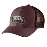 Carhartt Men's Canvas Mesh-Back Outlast Patch Cap, Port, One Size