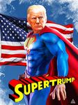 777 Tri-Seven Entertainment Donald Trump Poster SuperTrump Funny Parody Wall Art Print, 18x24, Multi-color