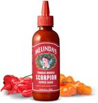 Melinda’s Scorpion Pepper Hot Sauce - Gourmet Scorpion Hot Sauce - Made with Trinidad Moruga Scorpion Pepper, Carrots, Onion & Lime Juice - Keto, Kosher, Vegan, Gluten Free Hot Sauce - 10oz, 1 Pack