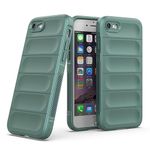 amazon basics Mobile Cover for Apple iPhone 7/8 / SE (2020) | Full Camera Protection | Liquid Silicon Case | Flexible Bumper Case for Apple iPhone 7/8 / SE (2020) (Green)