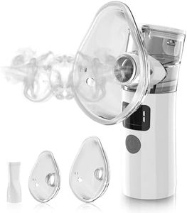 Portable Nebulizer, Rechargeable Handheld Nebulizer Machine with Fine Mist, Quiet Operation, Compact Design for Home & Travel Use