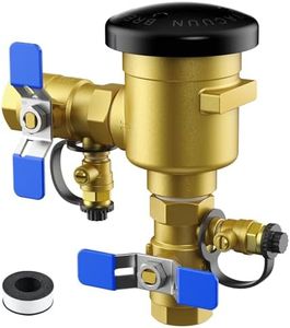 Crispaire 3/4" 720A Pressure Vacuum Breaker – Heavy-Duty Brass Backflow Preventer for Irrigation, Lawn Sprinklers & Outdoor Water Lines | Prevents Backsiphonage & Backpressure, 400 PSI, Field-Testable