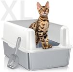 WoofiGo Stainless Steel Cat Litter 