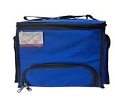 community bag for nurses, Blue, with Multiple Compartments and Shoulder Strap