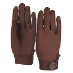 Adults Newbury Riding Gloves - Medium - Brown