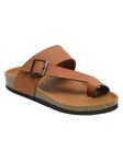 Kosher Tan Casual Sandal For Men, Outdoor Sandal