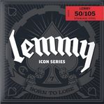 Jim Dunlop LKS50105 Lemmy Kilmister Signature Coated Steel Bass Guitar 4-String Set.050-.105 Gauge