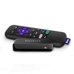 Roku Premiere HD/4K/HDR Streaming Media Player, Simple Remote and Premium HDMI Cable, Black