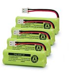 GEILIENERGY BT183482 BT283482 Ni-MH Cordless Phone Battery Compatible with Vtech DS6401 DS6421 DS6422 DS6472 LS6405 LS6425 LS6426 LS6475 LS6476 89-1348-01-00(Pack of 4)