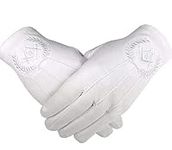 Masonic Regalia 100% Cotton Gloves 