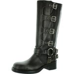 Steve Madden Women's Brocks Fashion Boot, Black Distressed, 7.5