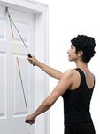 TheraBand Shoulder Pulley, Resistance Tubes Overhead Station with Handles and Overdoor Anchor for At-Home Exercise, Physical Therapy, Shoulder Rehab, Arm Strengthening, and Upper Body Workouts