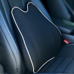 Grin Health Upgraded Lumbar Support Pillow for Car Seat Back Support, Backrest Pillow for Lumbar Support Back Pain Relief While Driving, Orthopedic Memory Foam Cushion Suitable for All Cars Seats