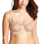 PANACHE Women's Clara Balconnet Lace Bra, Nude, 36FF