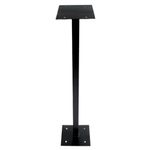 Assorted Collections Pillar Mount for Post Box, Letterboxes, mailboxes - Rustproof Weatherproof Black Stand For Outside