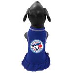 All Star Dogs Official Toronto Blue Jays Dress, XX-Small