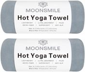 MOONSMILE 2 Pack Hot Yoga Mat Towel