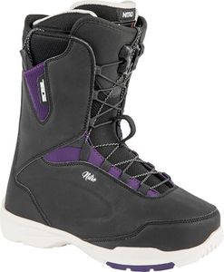 Nitro Snowboards Scala TLS Botas de Snowboard, Mujeres, Black-Purple, MP 24,5 // EU 38 // US 7