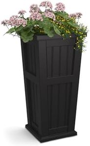 Cape Cod 32" Tall Planter - Black