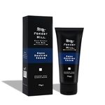 FOREST HILL Premium Fresh Aqua Shaving Cream For Men, Infused With Sandalwood, Orange Peel, Neem, Vitamin E, Aloe Vera & Ginger For Smooth Shave, Ideal For Personal & Professional Salon, 75 Gm