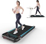 CITYSPORTS Treadmills for Home, Under Desk Treadmill Walking Pad Treadmill with Audio Speakers, Slim & Portable Treadmill with Remote & Dual LED Display, Office & Home Treadmills (Black)