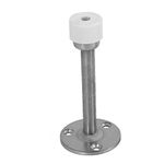 uxcell 4-inch Long Metal Floor Mounted Door Stop Stopper Bumper