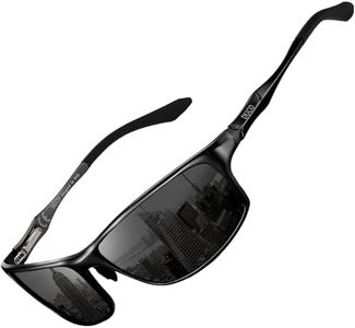 Duco Polarized Sports Sunglasses For Men UV400 Metal Men's Fashion Retro Classic Driving Sunglasses 8201