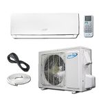18000 BTU Mini Split Air Conditioner – Ductless AC/Heating System - 1.5 Ton Pre-Charged Inverter Heat Pump – 18 SEER - 15’ Lineset & Wiring - 100% Ready to Install - USA Parts & Support