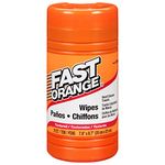 Fast Orange 25051 White Hand Cleaner Wipes Bucket, 72 Wipes, 1