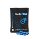 HARDON BLUE - 10 Tablets, Performance Supplements for Men, Extra Strong, Last Longer, Energy and Stamina Support, 100% Herbal, Ginseng, Maca