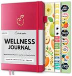 Life & Apples Wellness Planner - Food Journal and Fitness Diary with Daily Gratitude and Meal Planner for Healthy Living and Self-Care - Track Weight Loss Diet and Health Goals - Undated, Berry