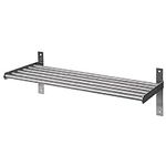 I-K-E-A GRUNDTAL Storage Organizer Heavy Duty Wall Shelf Wall Mount stainless steel 60 cm + 1 Free Shoe Bag