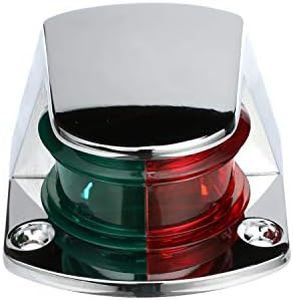 Seachoice Bow Light, Marine Navigation, Chrome Bi-Color, 2.75 in.