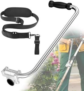 Asxevn Weed Eater Handle with Shoulder Strap, Ergonomic Weedeater Handle Extension, Back Saver Trimmer Handle for String Trimmer, Lawn Care, Yard Work & Edging