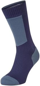 SEALSKINZ | Runton | Unisex Waterproof Cold Weather Mid Length Merino Wool Lined Sock | Outdoor Adventure & Winter Sports, Hiking | Hydrostop to Block Water Penetration