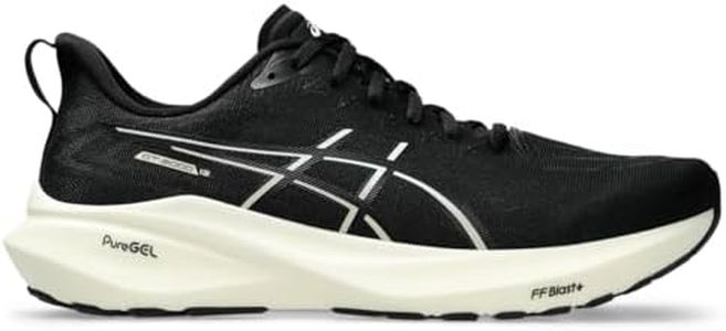 ASICS Men's GT-2000 13 Running Shoes, Black/White, 10
