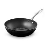 Tower T900306 SmartStart Ultra Forged 28cm Aluminium Wok with Easy Clean Aeroglide Non-Stick, 15x Stronger, Induction Compatible, Oven Safe up to 220°, Long Lasting, PFOA Free