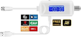 2024 Newest TV Antenna Amplifier, HD Digital Signal Amplifier, 25dB High Gain Signal Booster for Digital TV Antenna Indoor, Low Noise/Clears Up Pixelated Amplifier, USB Cable Power Supply